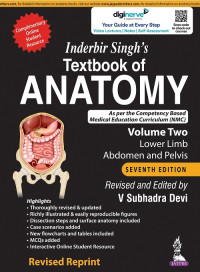 Image of Inderbir Singh's Textbook of Anatomy : Lower Limb Abdomen & Pelvis - Volume Two