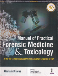 Image of Manual of Practical Forensic Medicine & Texicology