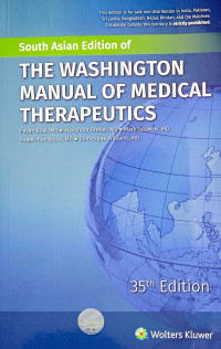 Image of The Washington manual of medical therapeutics.